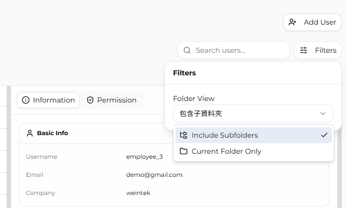Folder Display